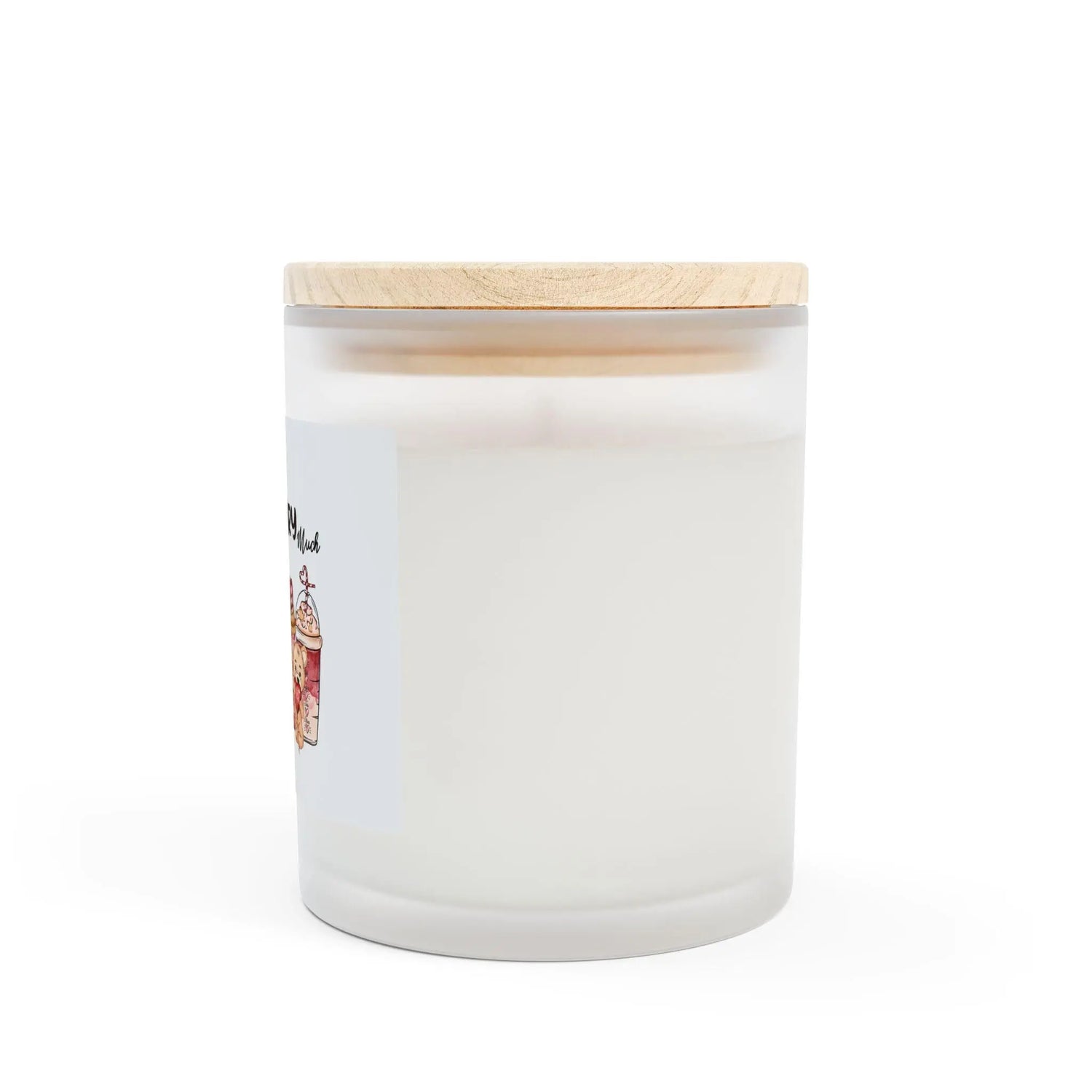 Cute Beary Much Candle | Frosted Glass Candle for Gifts, Home Decor, Romantic Gestures, Valentine&
