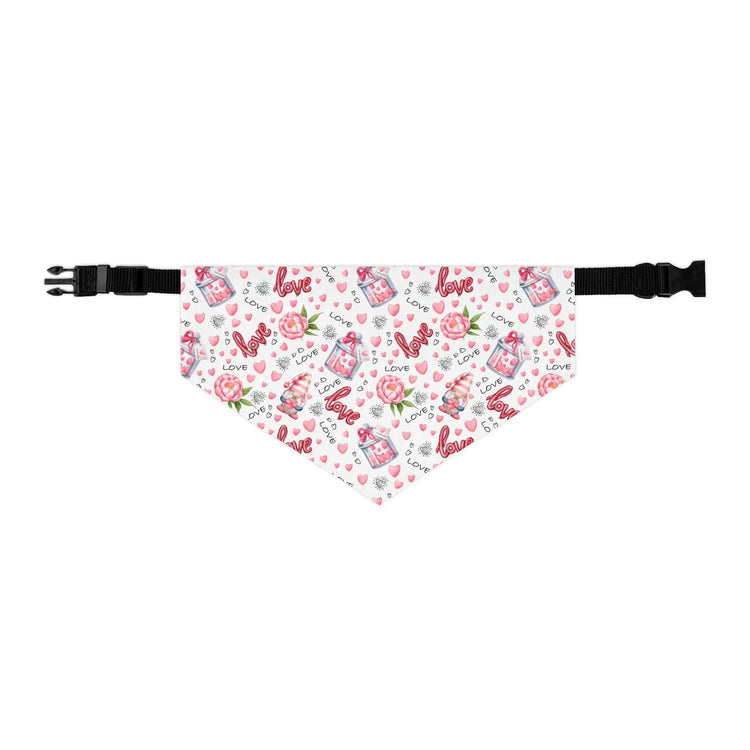 Colorful Pet Bandana Collar, Cute dog accessory for love, Valentine&