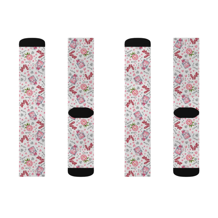 Colorful Love Socks, Cute Gift for Couples, Valentine&