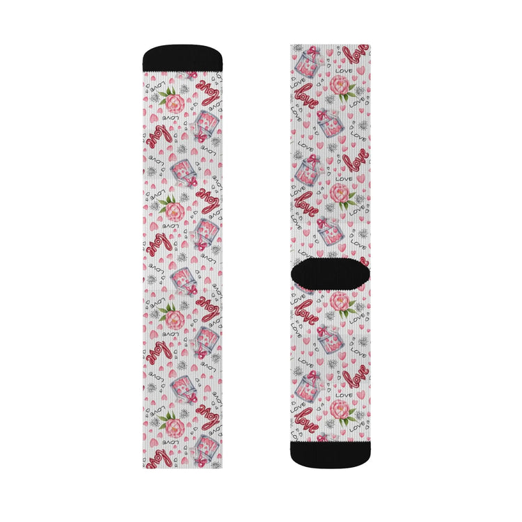 Colorful Love Socks, Cute Gift for Couples, Valentine&