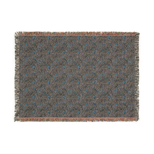 Cozy Floral Woven Blanket, Soft Throw for Home Decor, Ideal Gift for Birthdays, Housewarming, and Cozy Nights, Draping Accent, Stylish
