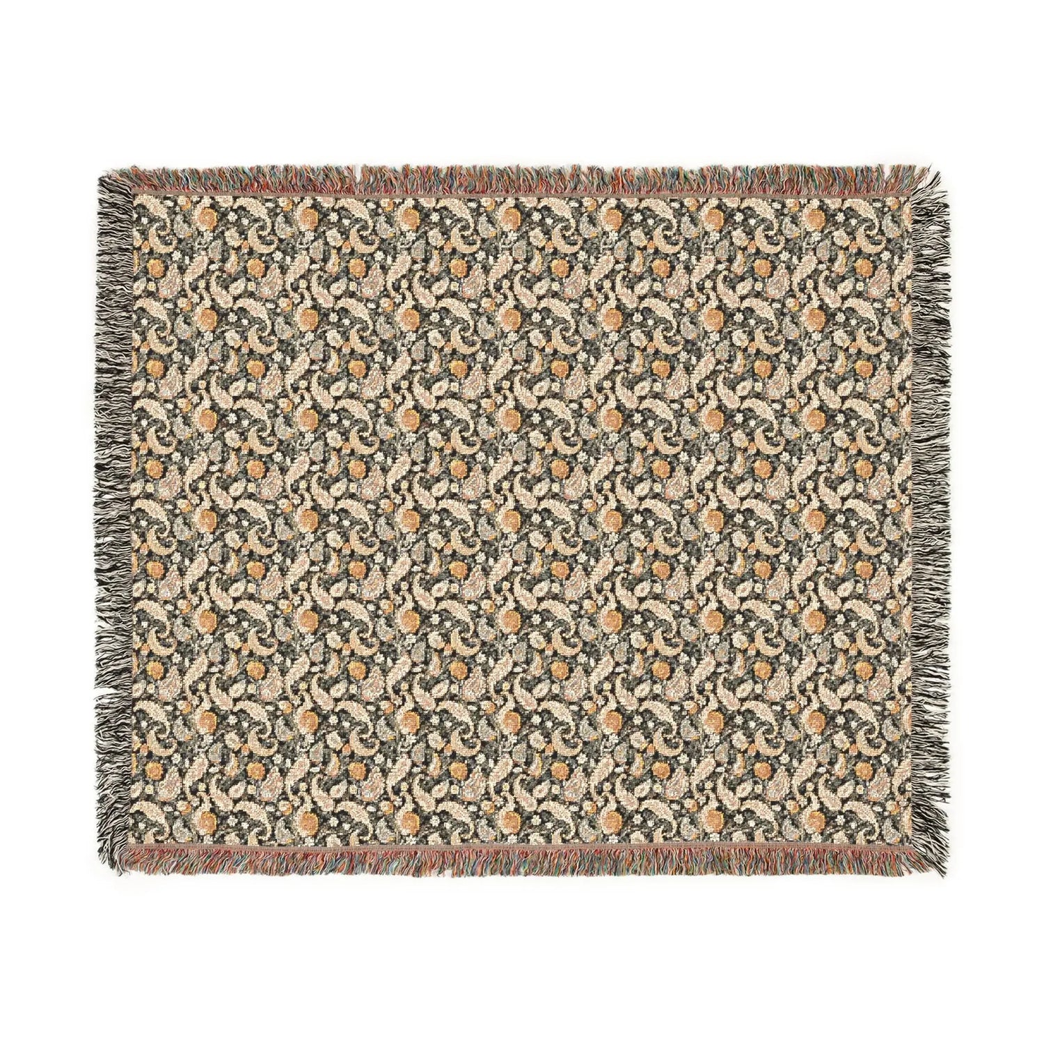 Cozy Floral Woven Blanket, Soft Throw for Home Decor, Ideal Gift for Birthdays, Housewarming, and Cozy Nights, Draping Accent, Stylish