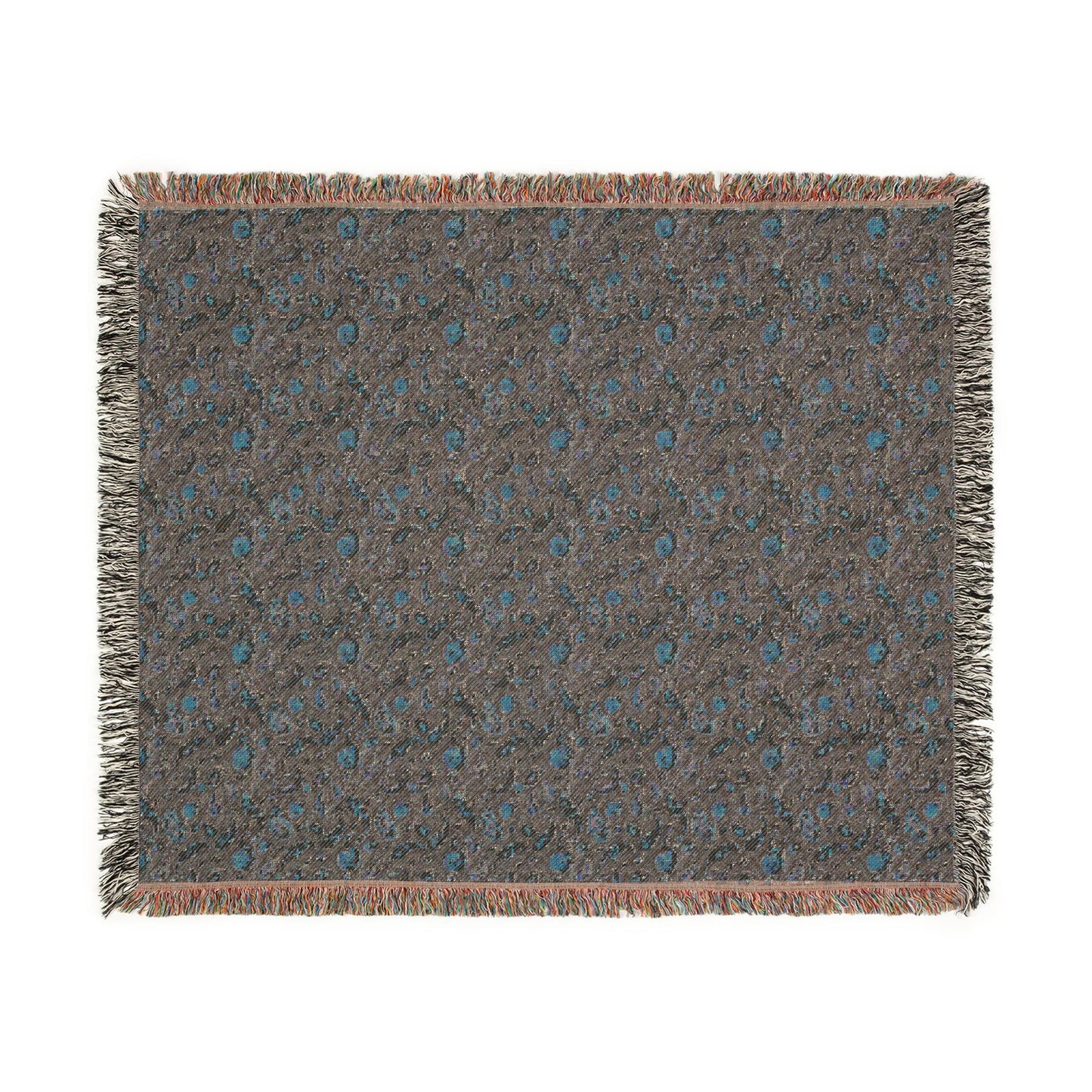 Cozy Floral Woven Blanket, Soft Throw for Home Decor, Ideal Gift for Birthdays, Housewarming, and Cozy Nights, Draping Accent, Stylish