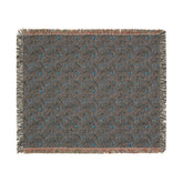 Cozy Floral Woven Blanket, Soft Throw for Home Decor, Ideal Gift for Birthdays, Housewarming, and Cozy Nights, Draping Accent, Stylish