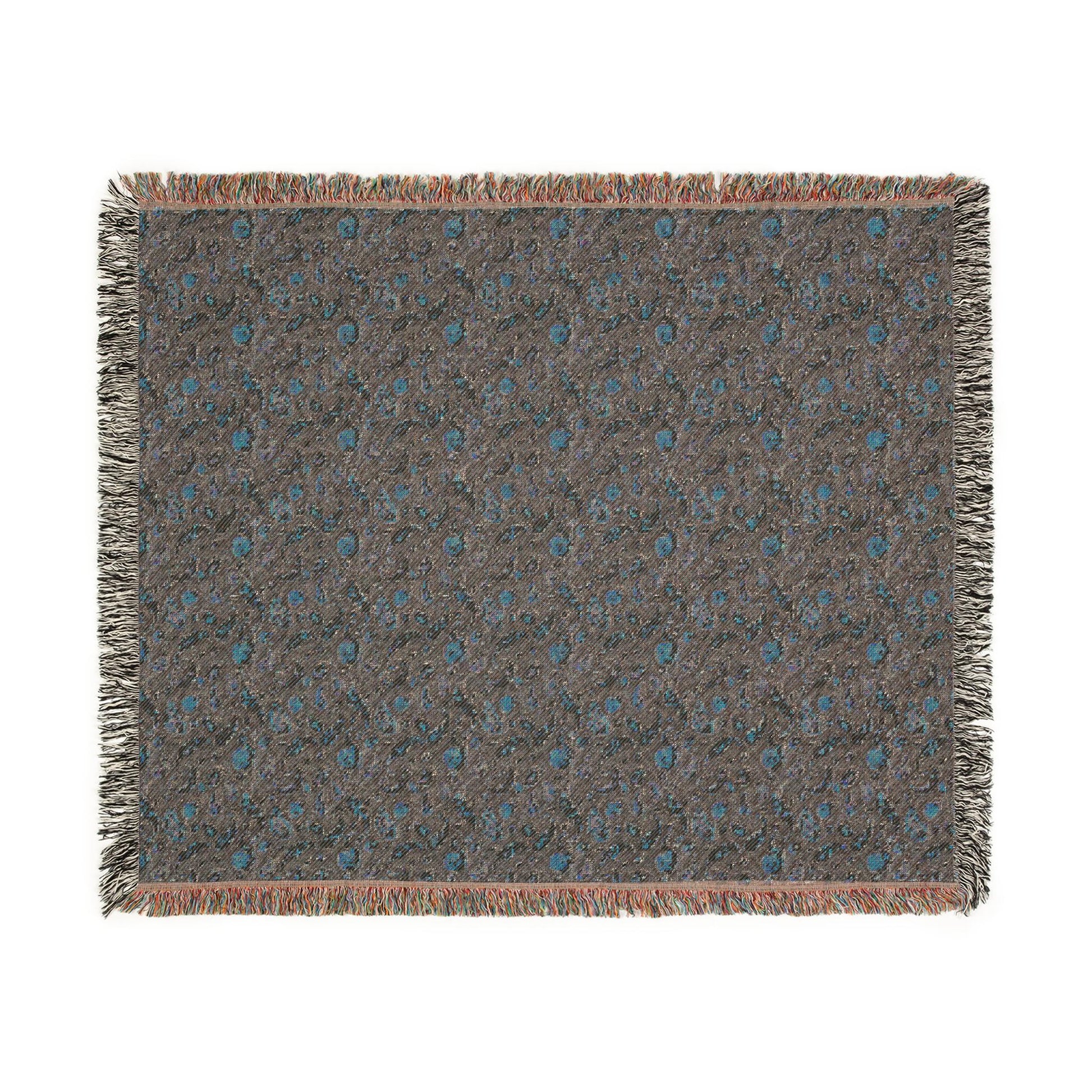 Cozy Floral Woven Blanket, Soft Throw for Home Decor, Ideal Gift for Birthdays, Housewarming, and Cozy Nights, Draping Accent, Stylish