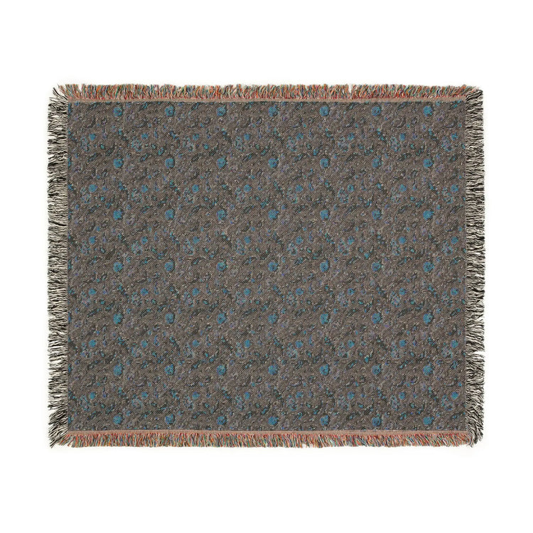 Cozy Floral Woven Blanket, Soft Throw for Home Decor, Ideal Gift for Birthdays, Housewarming, and Cozy Nights, Draping Accent, Stylish