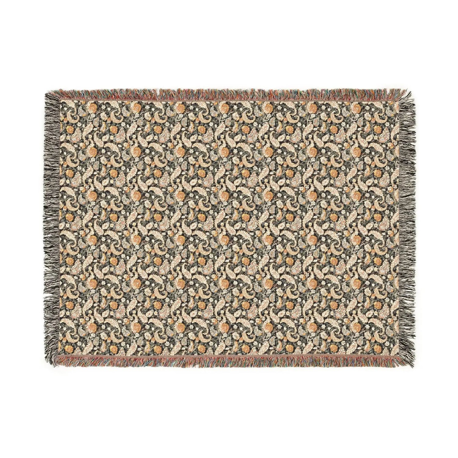 Cozy Floral Woven Blanket, Soft Throw for Home Decor, Ideal Gift for Birthdays, Housewarming, and Cozy Nights, Draping Accent, Stylish