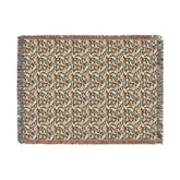 Cozy Floral Woven Blanket, Soft Throw for Home Decor, Ideal Gift for Birthdays, Housewarming, and Cozy Nights, Draping Accent, Stylish