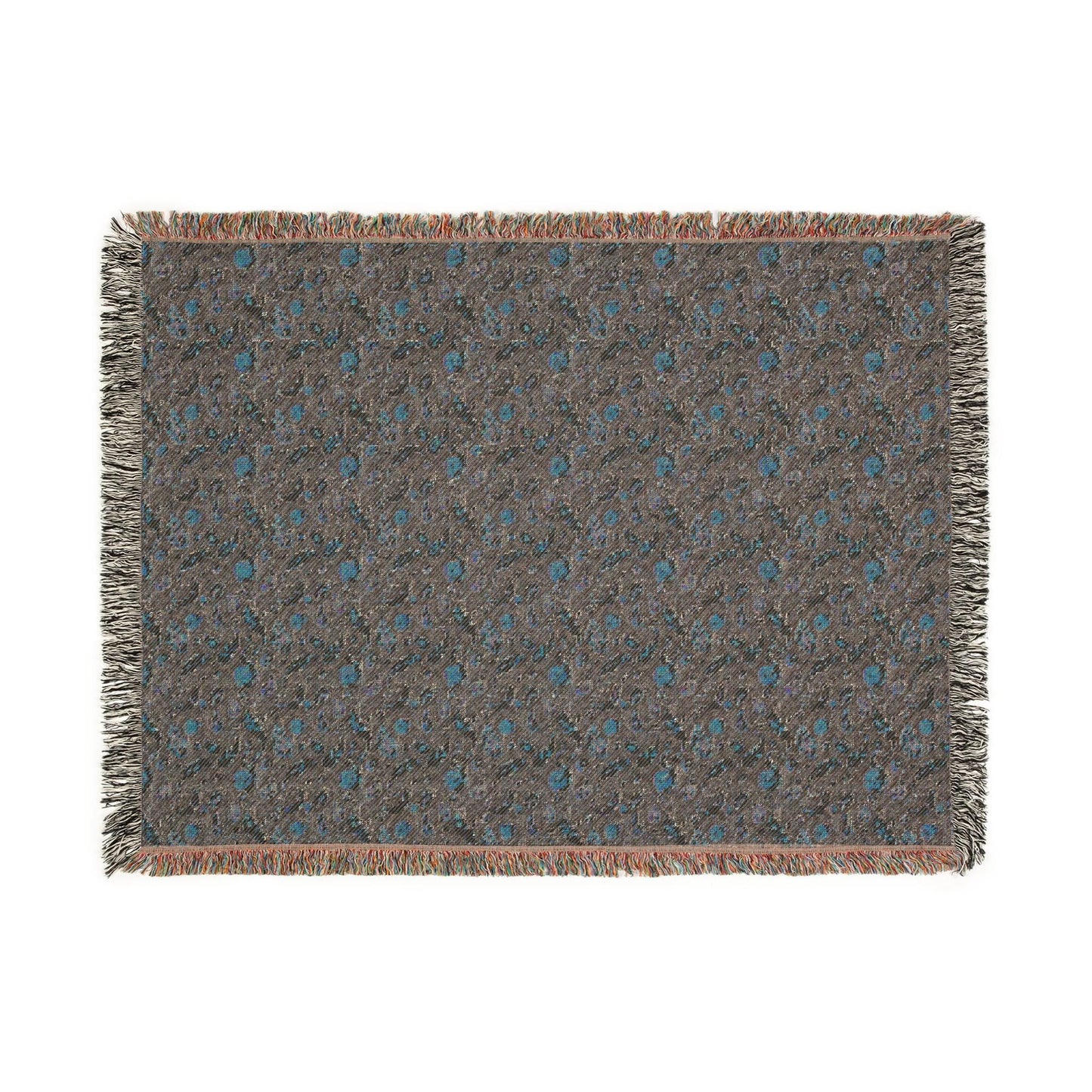 Cozy Floral Woven Blanket, Soft Throw for Home Decor, Ideal Gift for Birthdays, Housewarming, and Cozy Nights, Draping Accent, Stylish