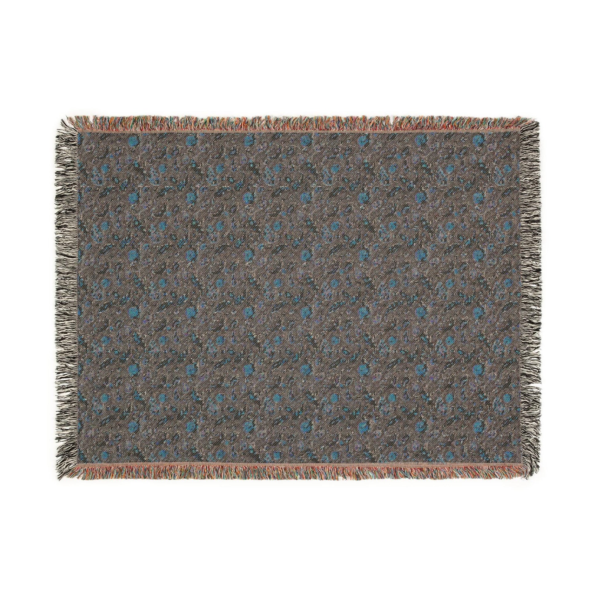 Cozy Floral Woven Blanket, Soft Throw for Home Decor, Ideal Gift for Birthdays, Housewarming, and Cozy Nights, Draping Accent, Stylish