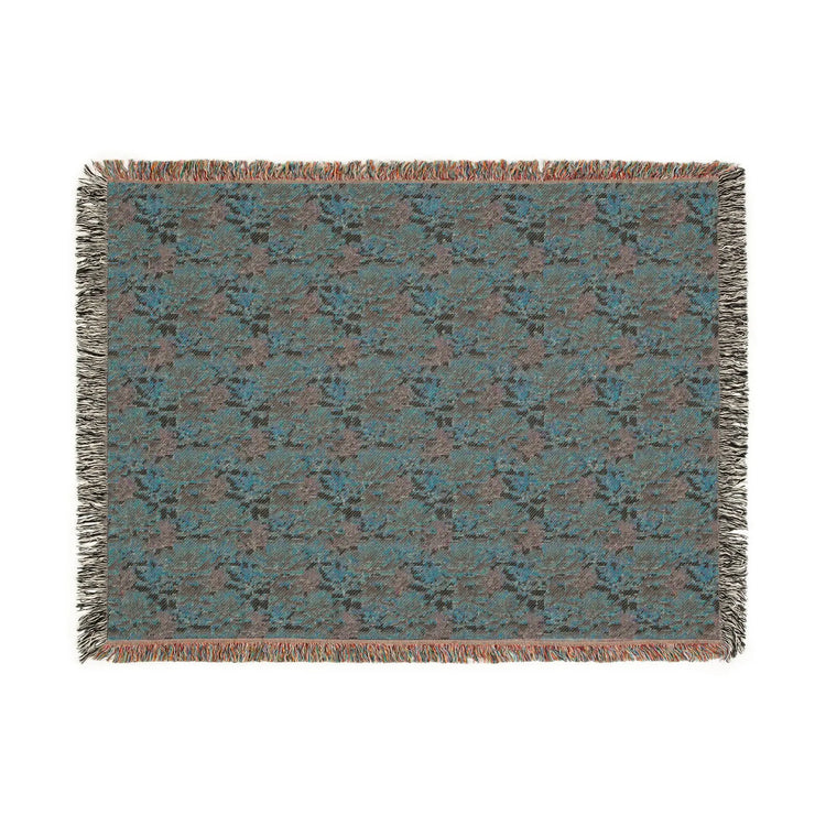 Boho Floral Woven Blanket, Cozy Throw for Home Decor, Gift for Housewarming, Rustic Blanket for Couch, All-Season Blanket