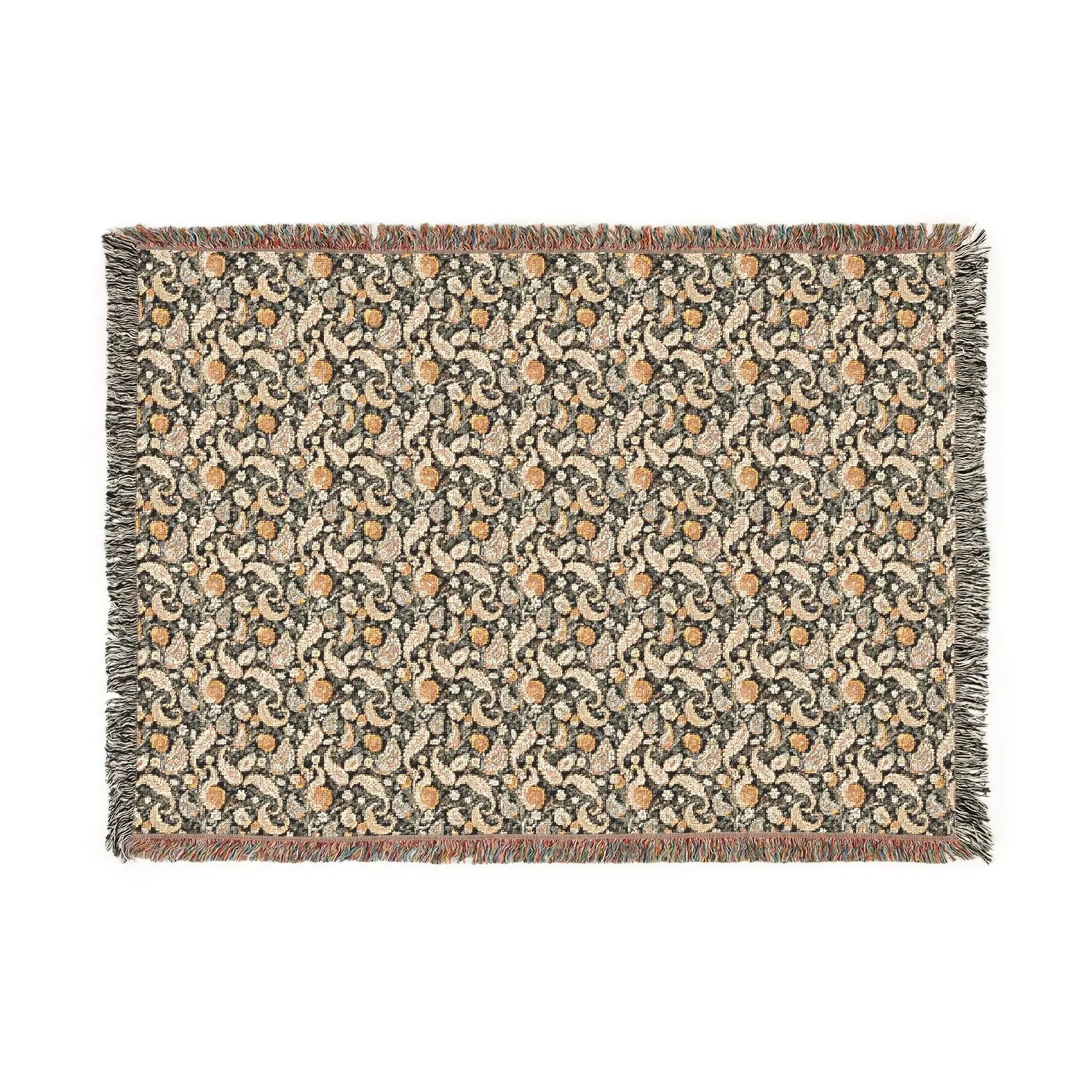 Cozy Floral Woven Blanket, Soft Throw for Home Decor, Ideal Gift for Birthdays, Housewarming, and Cozy Nights, Draping Accent, Stylish