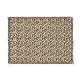 Cozy Floral Woven Blanket, Soft Throw for Home Decor, Ideal Gift for Birthdays, Housewarming, and Cozy Nights, Draping Accent, Stylish