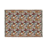 Floral Woven Blanket, Cozy Throw, Boho Home Decor, Perfect for Picnics, Gifts for Her, Warm Layer for All Seasons