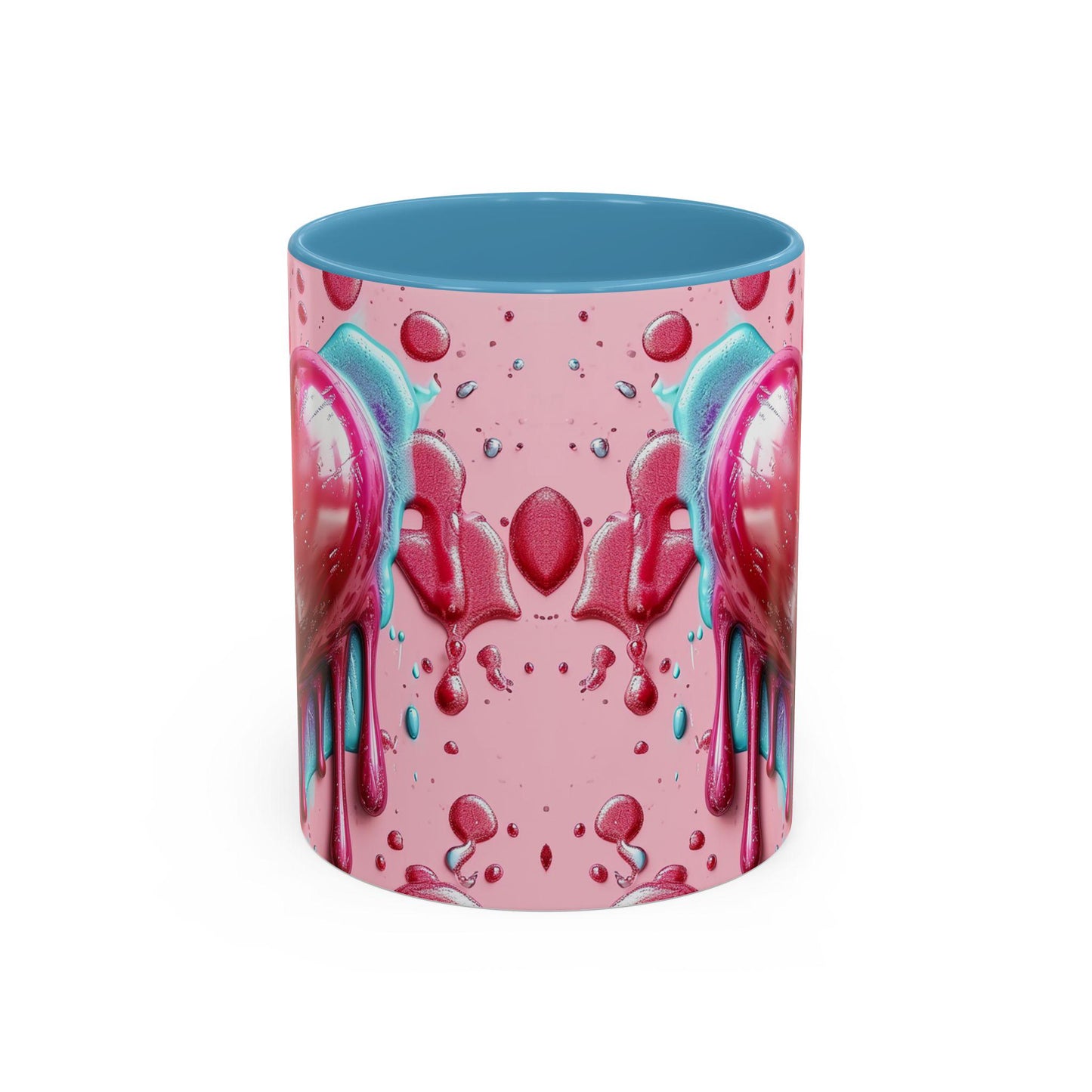 Heart Drip Coffee Mug, Romantic Gift, Valentine's Day, Cute Mug for Her, Cozy Home Accents, Unique Gift Idea