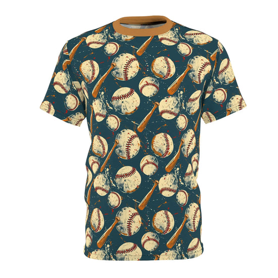 Baseball Print Unisex Tee - Perfect for Sports Lovers, Casual Wear, Gift for Athletes, Summer Outfits, Game Day Apparel