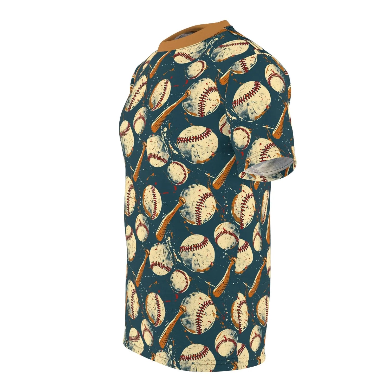 Baseball Print Unisex Tee - Perfect for Sports Lovers, Casual Wear, Gift for Athletes, Summer Outfits, Game Day Apparel