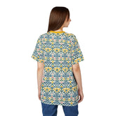 Floral Pattern Unisex Tee, Summer Wear, Gift for Her, Casual Outfit, Eco-Friendly Fashion, Customizable Shirt
