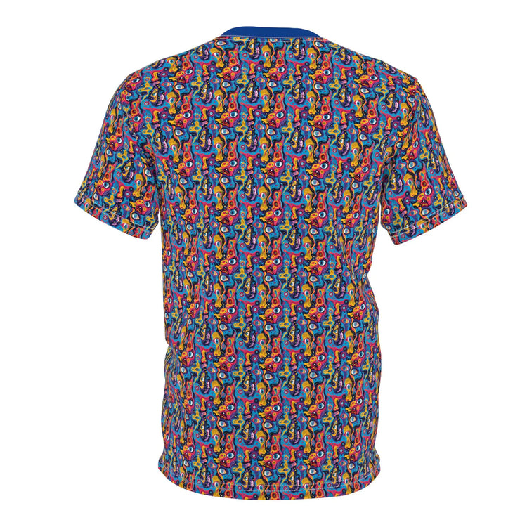 Vibrant Music-Themed Unisex Tee, Colorful Music Notes Shirt, Perfect for Musicians, Concerts, Festivals, Gifts for Music Lovers, Everyday
