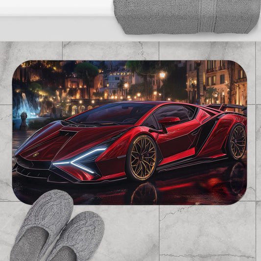 Luxury Sports Car Bath Mat - Perfect for Car Enthusiasts, Modern Bathroom Decor, Housewarming Gift, Automotive Lover's Gift, Stylish Bath