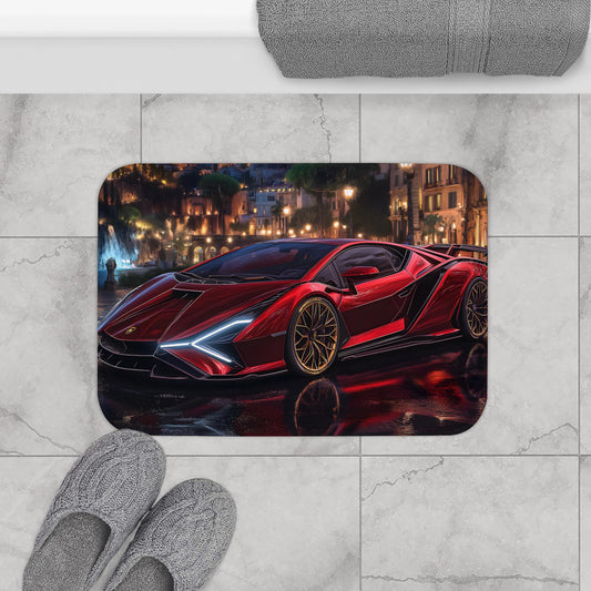 Luxury Sports Car Bath Mat - Perfect for Car Enthusiasts, Modern Bathroom Decor, Housewarming Gift, Automotive Lover's Gift, Stylish Bath