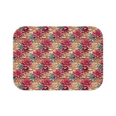 Floral Elegance Bath Mat - Boho Bathroom Decor, Gift for Her, Flower Home Accent, Cozy Retreat, Housewarming Gift