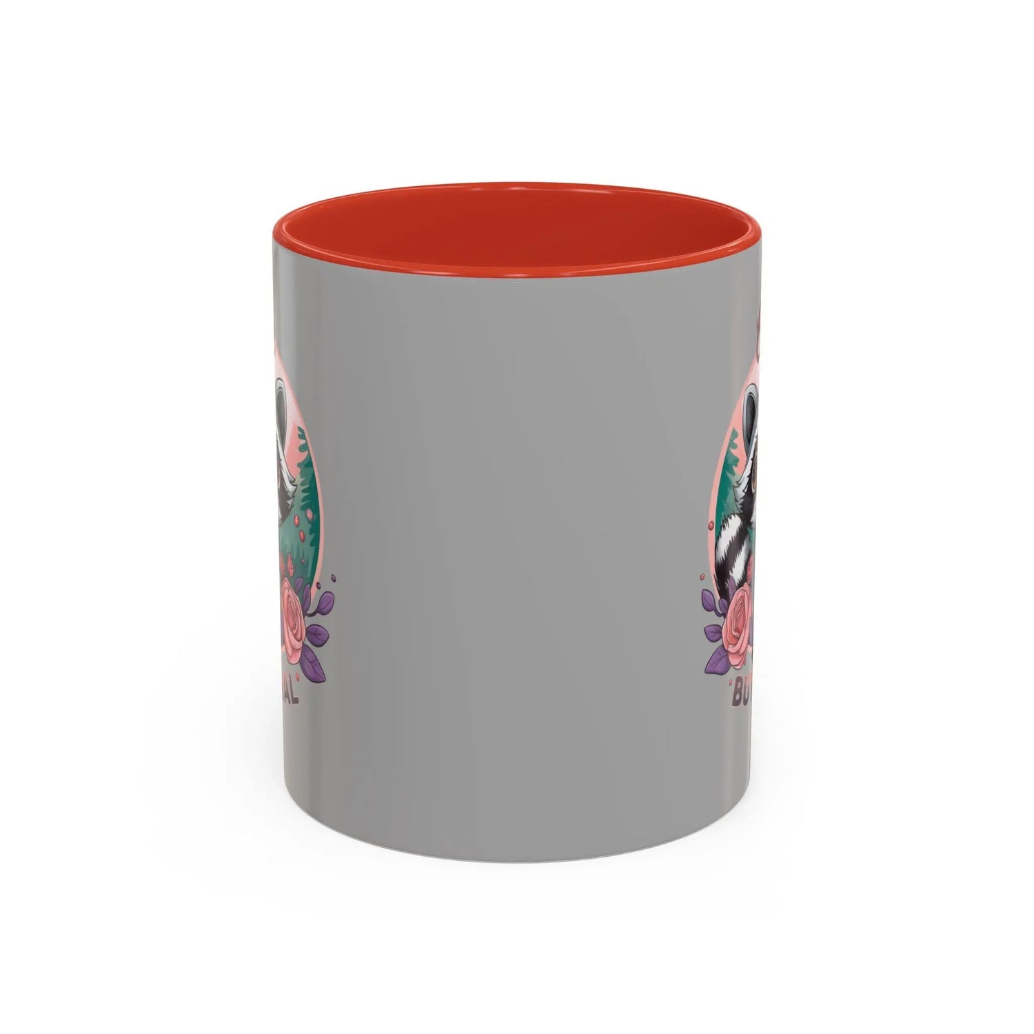 Cute But Feral Raccoon Coffee Mug, Funny Animal Mug, Gifts for Animal Lovers, Grey Accent Mug, Perfect for Any Occasion