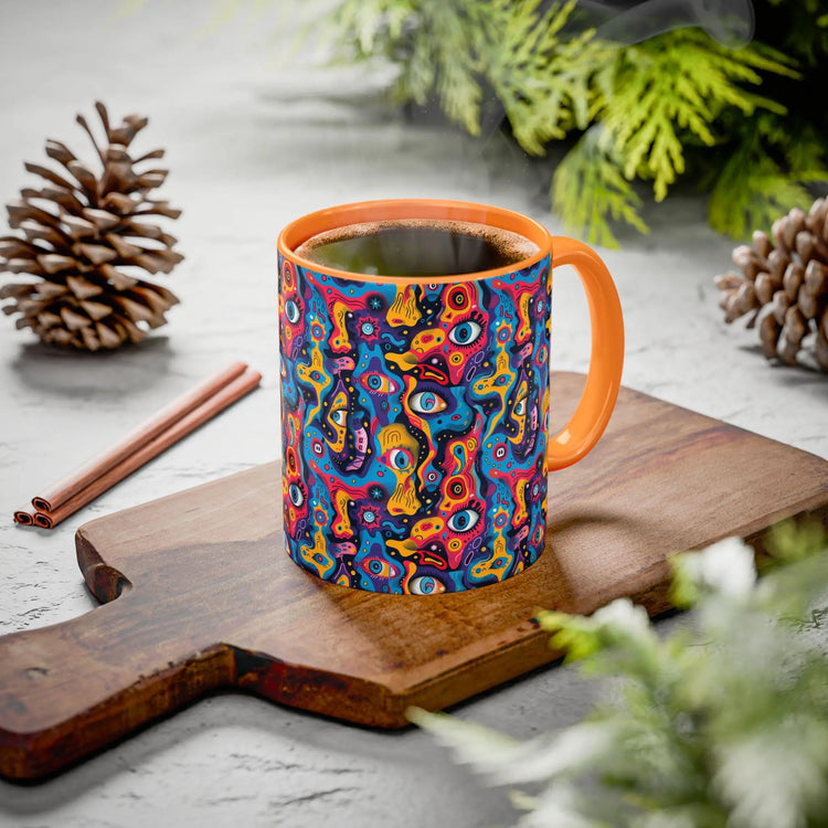 Colorful Psychedelic Mug - Perfect Gift for Art Lovers, Birthday, Home Decor, Coffee Lovers, Unique Kitchenware