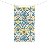 Floral Hand Towel, Vintage Kitchen Towel, Bathroom Decor, Cottagecore Home Design, Gift for Garden Lovers, Spring Decor