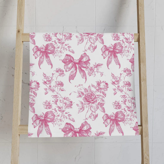 Vintage Floral Hand Towel - Romantic Kitchen Decor, Gift for Her, Bridal Shower, Home Essentials, Kitchen Towel