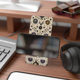 Elegant Smartphone Display Stand, Floral Phone Holder, Cute Desk Organizer, Gift for Her, Office Decor, Aesthetic Tech Stand