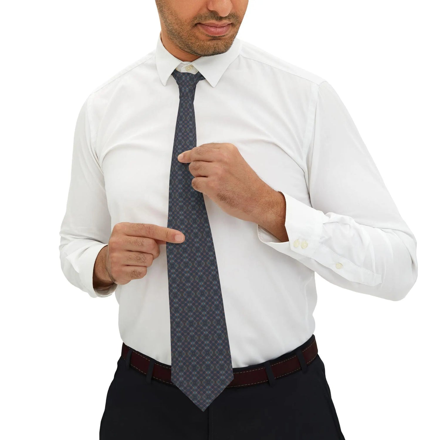 Elegant Patterned Necktie for Men, Formal Wear Accessory, Stylish Gift for Father&