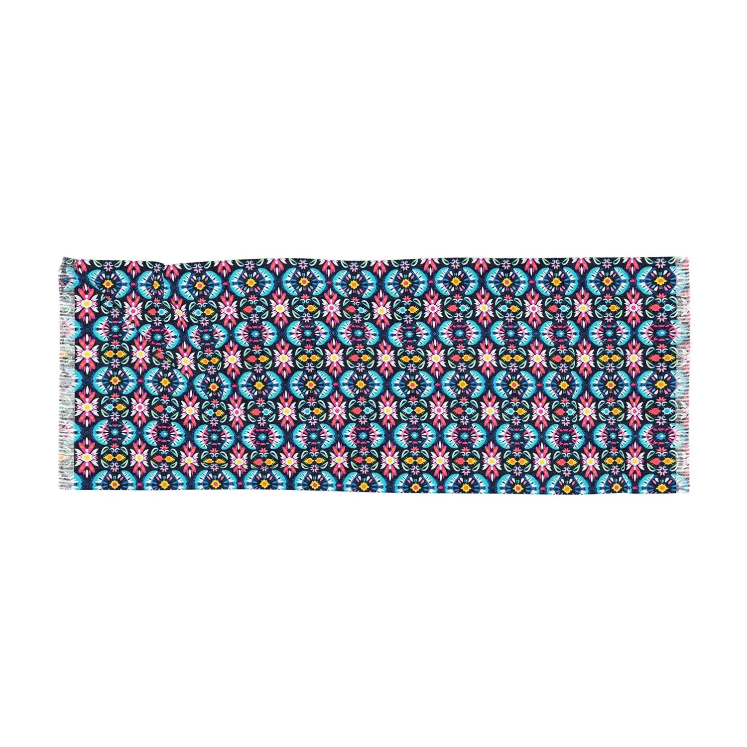 Colorful Lightweight Scarf - Vibrant Accessory, Fashion Statement, Boho Chic, Spring Summer Style, Gift for Her, Trendy Wrap