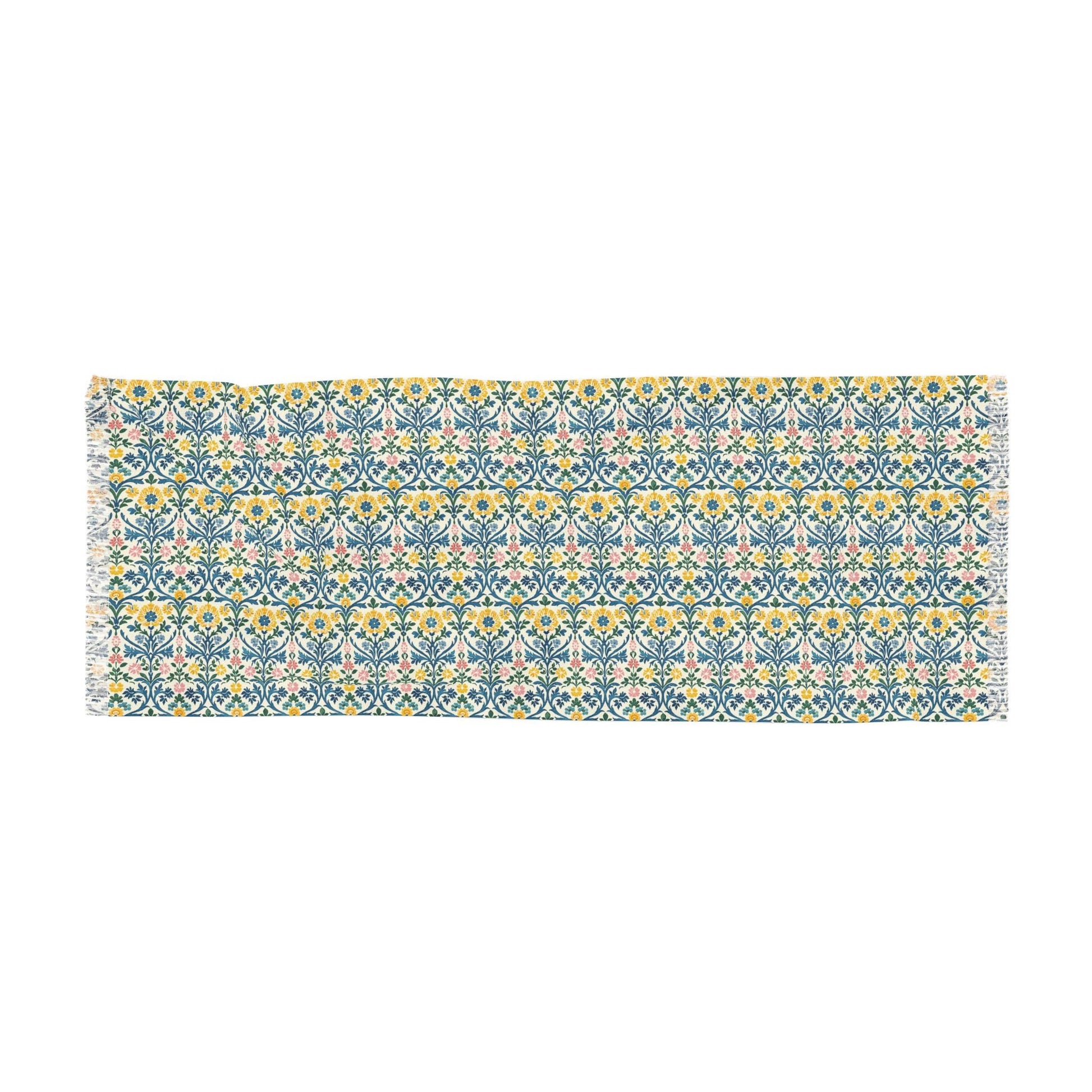 Floral Lightweight Scarf, Boho Style Wrap, Spring Fashion Accessory, Lightweight Shawl for Women, Gift for Her, Summer Scarf