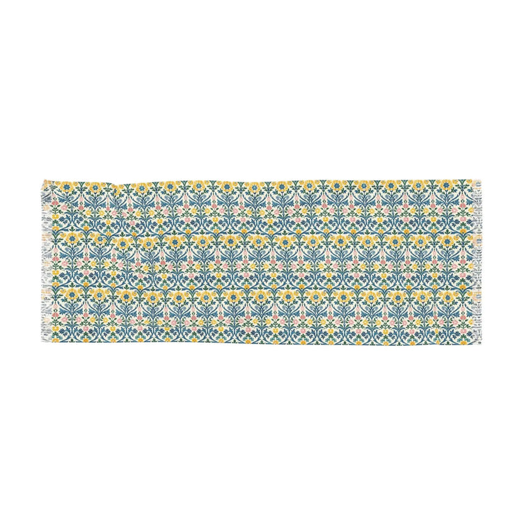 Floral Lightweight Scarf, Boho Style Wrap, Spring Fashion Accessory, Lightweight Shawl for Women, Gift for Her, Summer Scarf
