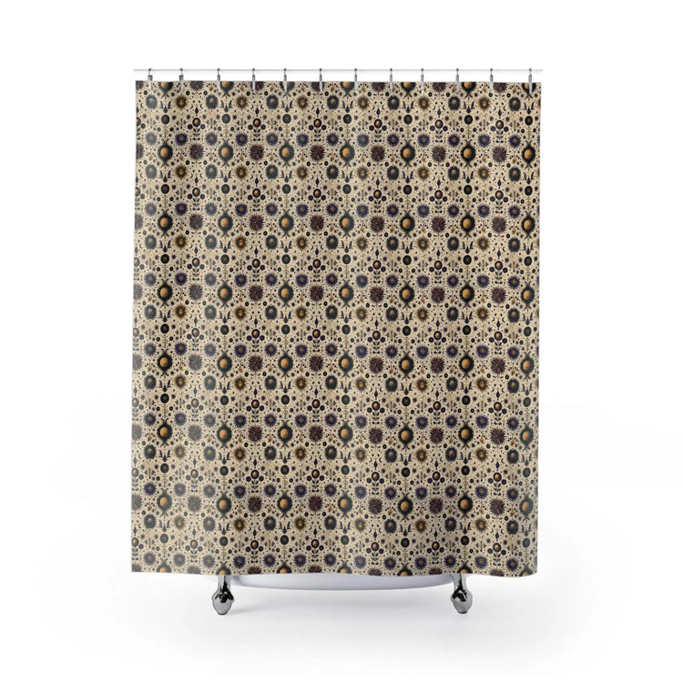 Boho Floral Shower Curtain | Vibrant Bath Decor, Eco-Friendly Bathroom, Unique Gift for Home, Festival Vibes, Colorful Patterns