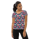 Women’s 3D Spring Floral All-Over Print Shirt - Beautiful Vibrant Floral Pattern, Trendy Casual Top, Perfect for Spring & Summer