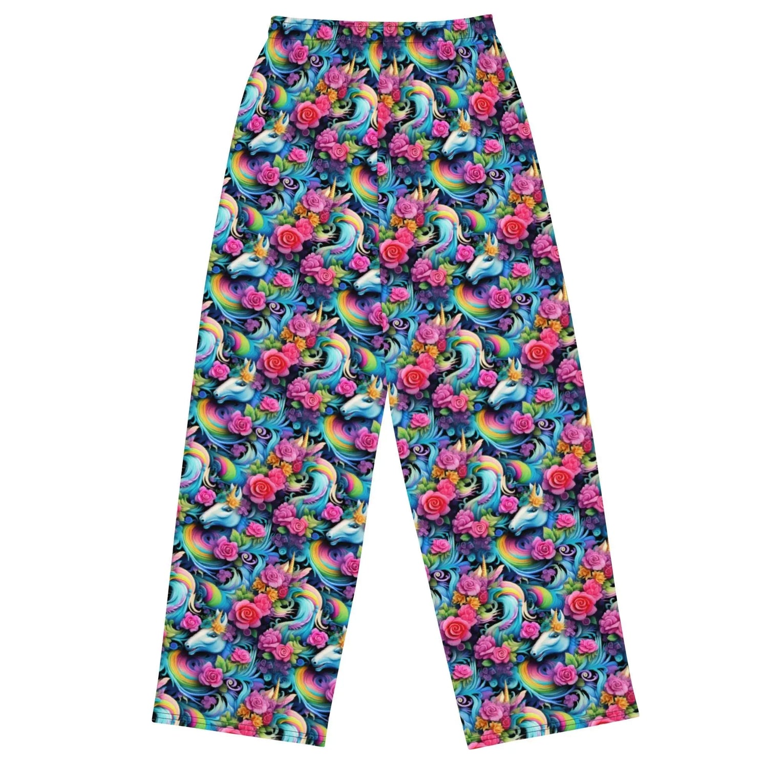 Unicorn Colorful Lounge Pants | Wide-Leg Comfort | Vibrant & Whimsical Design | Perfect for Casual Wear, Yoga, or Lounging in Style