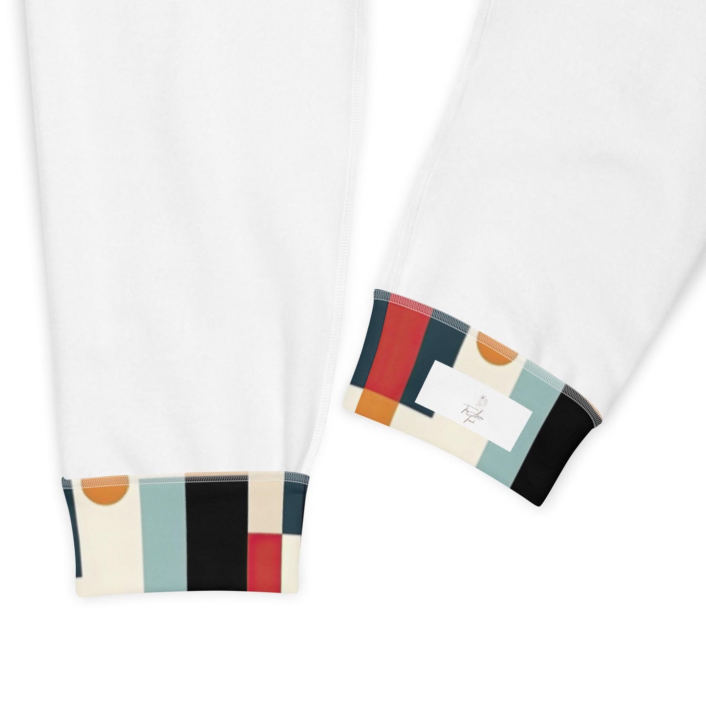 Men&#39;s 90&#39;s Geometrical Print Joggers | Stylish All-Over Pattern | Comfortable & Trendy | Perfect for Casual Wear or Lounging in Retro Style