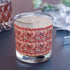 Valentines Heart Design Rocks Glass, Romantic Drinkware, Heart Pattern Whiskey Glass, Valentine&