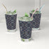 Plaid Design Pint Glass, 16oz - Perfect for Parties, BBQs, Home Bars, Gifts, and Celebrations, Unique Drinkware
