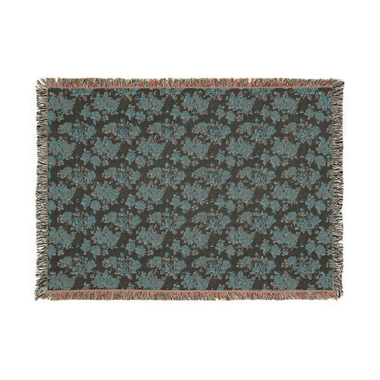 Cozy Woven Blanket, Warm Floral Throw for Home Decor, Blanket for Picnics, Gift for Her, Boho Bedroom Accessory