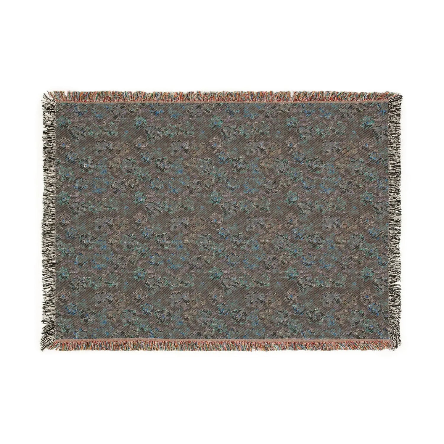 Floral Woven Blanket, Cozy Throw, Boho Home Decor, Perfect for Picnics, Gifts for Her, Warm Layer for All Seasons