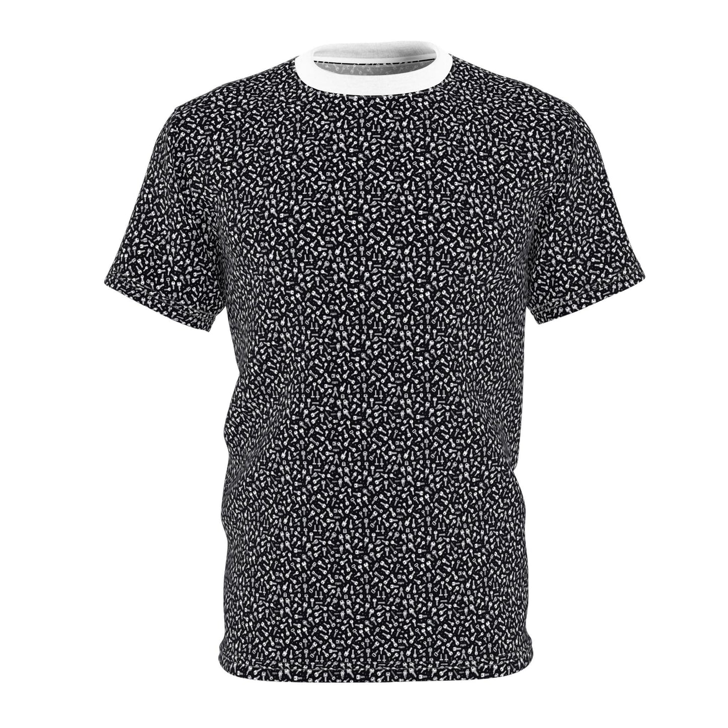 Stylish Men's Cut & Sew Tee, Casual Wear, Great for Everyday, Patterns, Trendy Fashion, Gift for Him