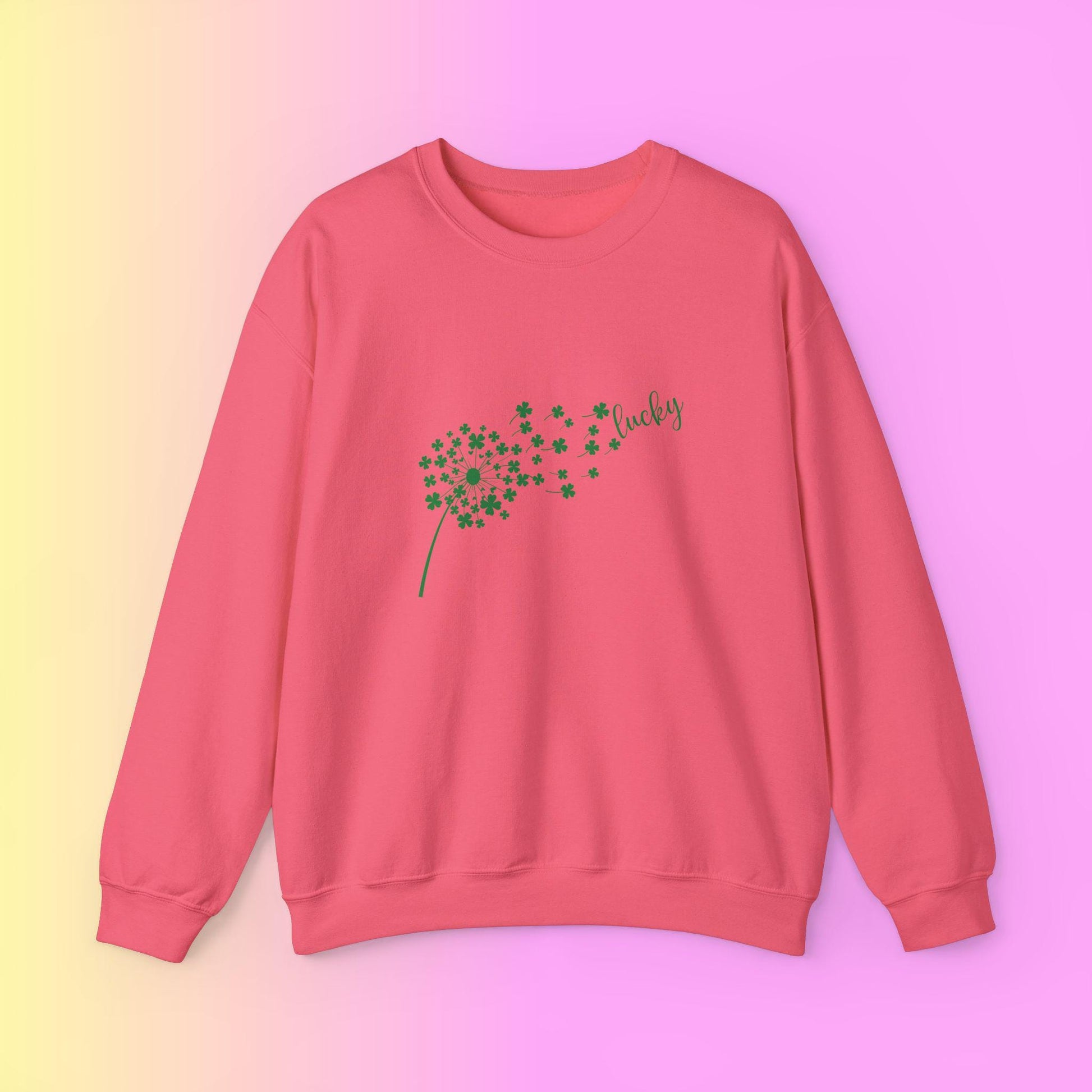 Lucky Clover Sweatshirt - Cozy Unisex Crewneck for St. Patrick's Day, Gift for Him, Gift for Her, Everyday Wear, Casual Fashion