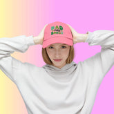 Bad and Boozy Distressed Cap, Perfect for St. Patricks Day, Casual Outings, Gift for Friends, Trendy Fashion Accessory, Unisex hat