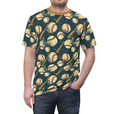 Baseball Print Unisex Tee - Perfect for Sports Lovers, Casual Wear, Gift for Athletes, Summer Outfits, Game Day Apparel