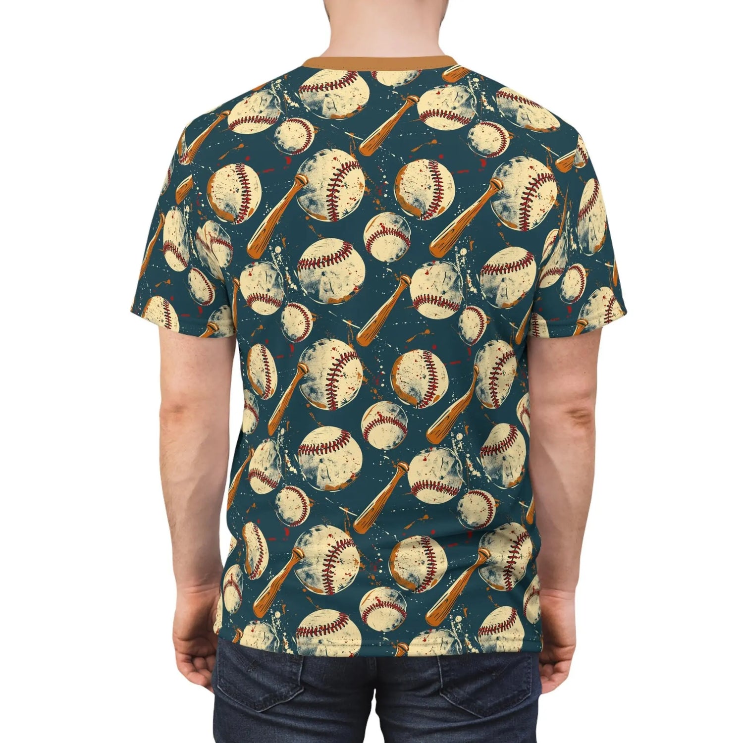 Baseball Print Unisex Tee - Perfect for Sports Lovers, Casual Wear, Gift for Athletes, Summer Outfits, Game Day Apparel