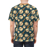 Baseball Print Unisex Tee - Perfect for Sports Lovers, Casual Wear, Gift for Athletes, Summer Outfits, Game Day Apparel