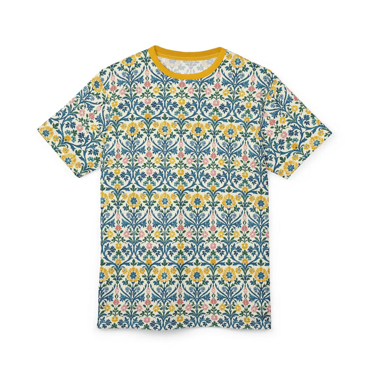 Floral Pattern Unisex Tee, Summer Wear, Gift for Her, Casual Outfit, Eco-Friendly Fashion, Customizable Shirt